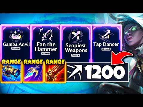 1200+ Global Attack Range Senna: 4 Prismatic God Roll + New ADC Item