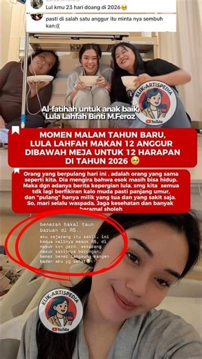 LULA LAHFAH, 12 HARAPAN UNTUK TAHUN 2026 #trending #viral