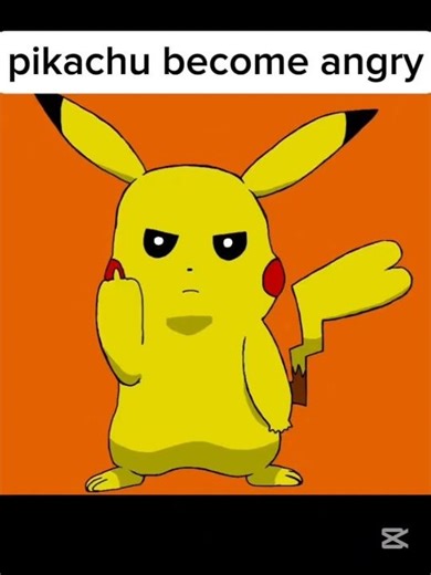 pikachu become angry #mindshocking #pikachu #pokemon #anime #fyp
