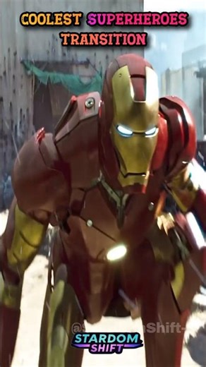 Coolest Superhero Transitions Ever | Smooth Edits 🔥 #Shorts