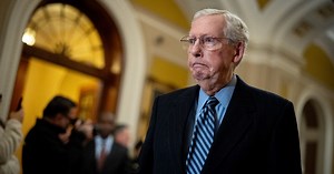 Breaking: Mitch McConnell Injured in Senate Fall, Possibly Bleeding - EMTs on Site