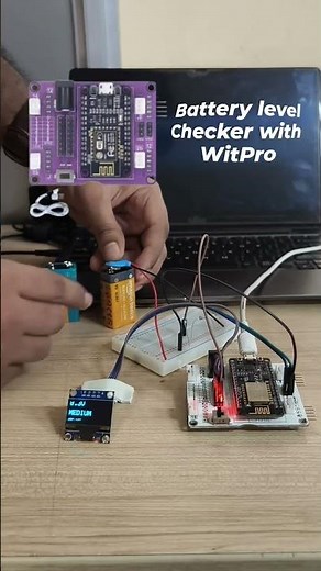 DIY #battery tester using WitPro