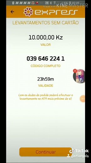 Fazer levantamento sem o Cartão de crédito- Multicaixa express