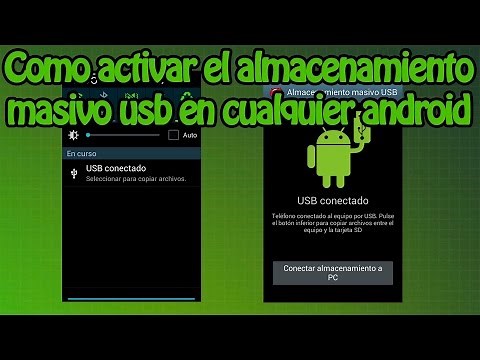 Activar Almacenamiento Masivo - MTP (Media Transfer Protocol)