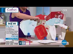Crafter's Companion Christmas Frame Card Making Kit