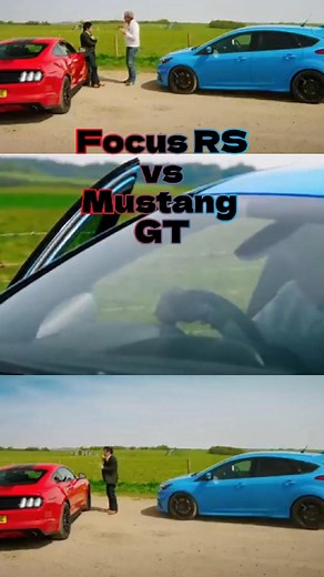 74K views · 923 reactions | Focus RS vs Mustang GT  #fastlanejezza #america #ford #topgear #thegrandtour #jeremyclarkson #richardhammond #jamesmay #focus #mustang | Fastlanejezza | Facebook