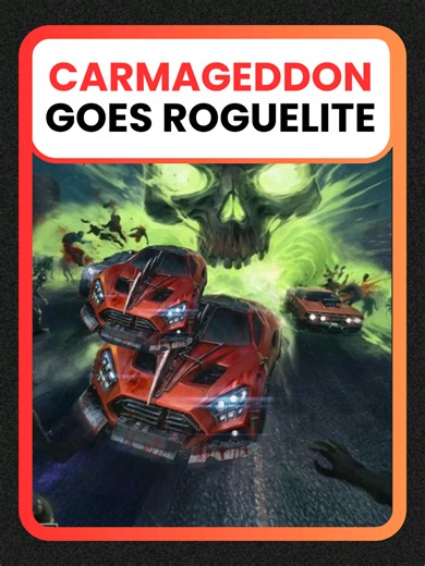 The gory racing icon Carmageddon returns as a full roguelite reboot in 2026, complete with upgrades, zombie mobs, and supermutant bosses. #Carmageddon #RogueShift #GamingNews #Switch2 #PS5