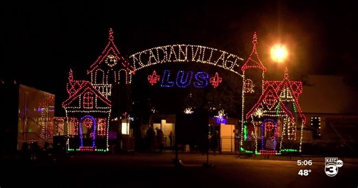Acadian Village celebrates the holiday season with over one million lights for a great cause