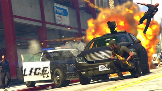 GTA 5 online - Robbery fail! (GTA V online)