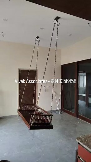 1.1K views · 850 reactions | Short backrest swing for home | Vivek Associates - Swing Unjal Plank & Chain Accessories | Facebook