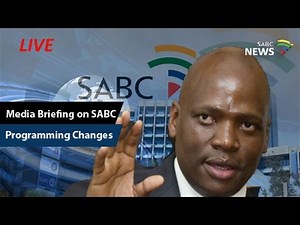 Media Briefing on SABC programming changes