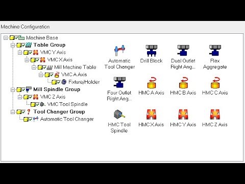 Mastercam Machine and Control Definitions