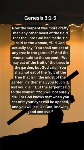 Journey of faith and spiritual growth | Genesis 3:1-5 Daily Bible Verse
