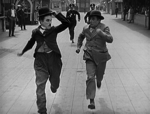 Charlie Chaplin and the hall of mirrors in The Circus (1928)