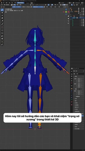 115K views · 2.7K reactions | Giới Thiệu Trọng Số Xương Trong 3D! #genzacademyvn #3D #Rigging #Animation #Design #Tutorial #hocve | genzacademy.vn - VẼ GÌ ĐÂY | Facebook