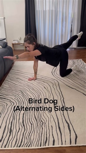 How to do a Bird Dog Exercise #functionaltraining #corestrength #coreworkout #pregnancysafe