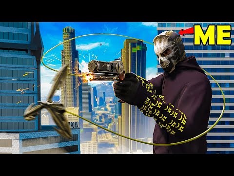 Robbing Banks Using Grappler Gun in GTA 5 RP