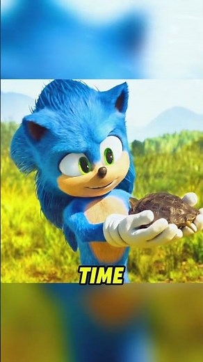 "Sonic Saves the Turtle: A Speedy Rescue Adventure #moviereview #shorts"
