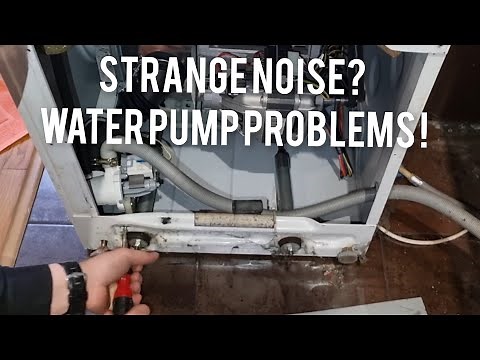 How to fix and Check Washing machine water drain PUMP / Noise