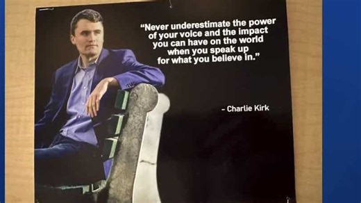Orange County teacher told to remove Charlie Kirk poster from classroom
