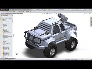 How to Model Death race Monster Truck in SolidWorks_Part-4 (Advance Surface Modeling)