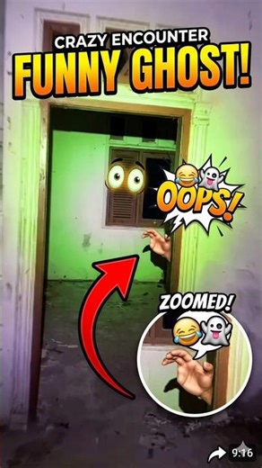 The Funniest Ghost Encounter You’ll Ever See! 😂👻 #shorts