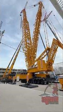 MASSIVE Liebherr Crane at Bauma Construction Show!!!