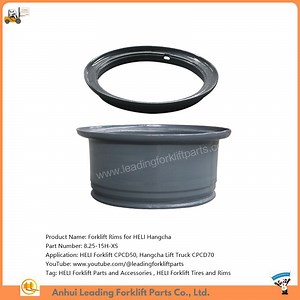 [Hot Item] Heli Forklift Truck Wheels Lift Truck Tires and Rims for Rear Tires