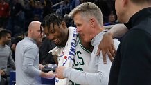 What Steve Kerr, Marcus Smart Said After ‘Dangerous’ Steph Curry Play