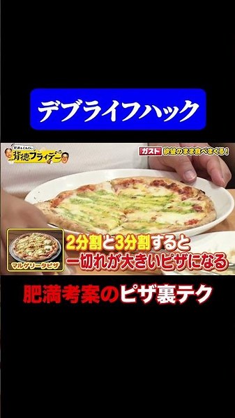 【ピザの裏テク公開】体重190キロの大鶴肥満が考案！デブライフハック/ #背徳フライデー #大鶴肥満 #ぐんぴぃ #ラランド #ニシダ #ママタルト #春とヒコーキ #ガスト #背徳 #グルメ