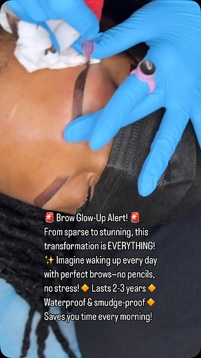 🚨 Brow Glow-Up Alert! 🚨 From sparse to stunning, this transformation is EVERYTHING! ✨ Imagine waking up every day with perfect brows—no pencils, no stress!🔸 Lasts 2-3 years🔸 Waterproof & smudge-proof🔸 Saves you time every morning🥰 | Powder Brows & Microblading by Yo