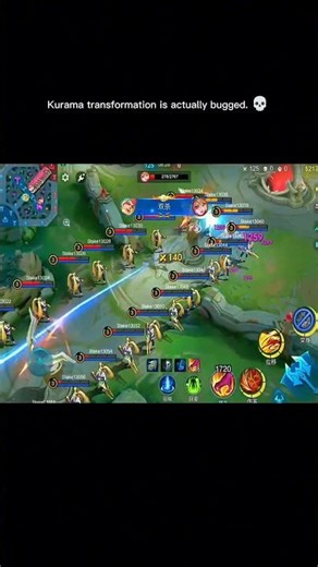 Naruto Unleashed: Kurama Mode takes over the battlefield! #Naruto #MobileLegends #Kurama