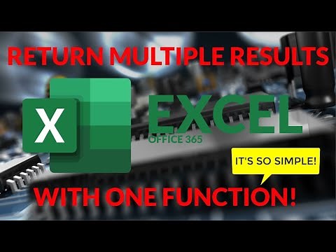 Return Multiple Results from an Excel Table with One Function