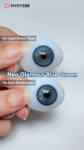MYEYEBB COLORED CONTACT LENSES | Neo Glamour series best for light brown eyes and dark brown eyes! 💙✨ Take it home quickly👁 🦋Lenses: 1. Neo Glamour Blue Green 2. Neo... | Instagram
