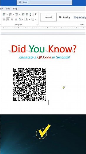 Create a QR Code Easily – No Software Needed! #shorts