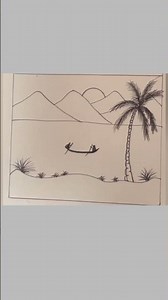 scenery drawing#bestscenery #drawingideas #art #sketch