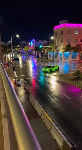 AI Art • Content • Prompts • Car Concepts on Instagram: "Want to create viral videos like this? Link in bio 🚀 POV: A Miami drift goes full disaster 😬 That neon green Huracán tried to flex on a wet street—ended up kissing the barrier at 60mph. Sparks flew, and so did the bumper. Who’s paying for this Lambo lesson? 💸👇 #supercarfail #crash #lamborghini #driftfail #streetracing #caughtoncamera #nightdrive #expensivefail #aiart #sora #viral #cctv"