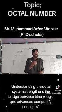 Octal Numbers Made Easy for Beginners 🔢💻#OctalNumber#NumberSystem#ComputerScience