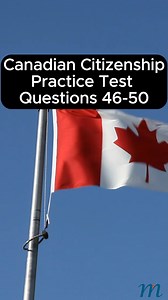 Canadian Citizenship Practice Test Questions 46-50 #canadiancitizenshiptest #citizenshiptest | Canada & Citizenship Practice Tests