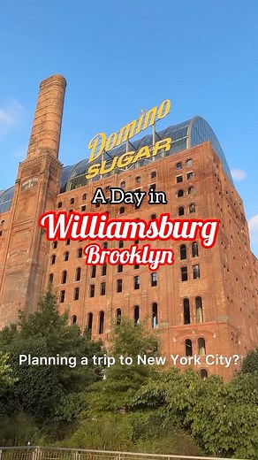 Asdrid & Nick | NYC | Food & Travel on Instagram: "👇Save this guide for when you go to Williamsburg! 🗽Williamsburg is a vibrant historic neighborhood in Brooklyn popular for its hip scene of great restaurants, shopping, and nightlife. We definitely recommend spending a day here for a fun day out in New York City. As locals, here are the places featured that we recommend: 📍Ceremonia Bakeshop 📍Domino Park 📍Brooklyn Woke Vintage 📍Dobbins Street Vintage 📍Birria LES 📍Full Circle Bar 📍Barcade