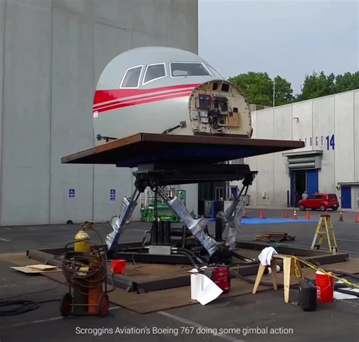 379K views · 6.3K reactions | Boeing 767 cockpit doing some gimbal action  for a film. Scroggins Aviation's cockpit and NACs motion base shown here making flight happen inside, for camera shots. #filmmaking #filmindustry #filmatlanta #filmnyc #ScrogginsAviation #naceffects #boeing767 | Scroggins Aviation Mockup & Effects | Facebook