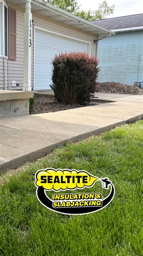 From sinking to seamless — all in a day. 🚀 Slabjacking with polyurethane gives homeowners a permanent fix. Watch the transformation unfold! #PolyJacking #concretelifting | Sealtite Insulation & SlabJacking