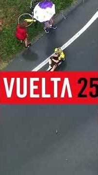 😱 Vingegaard et de nombreux coureurs au sol sur l'étape 2 de la Vuelta #shorts #cycling