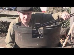 Forging a Leaf Spring Bearded Axe- Part 1