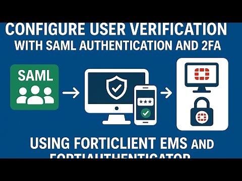 FortiClient EMS & FortiAuthenticator: Configure User Verification with SAML Authentication & 2FA