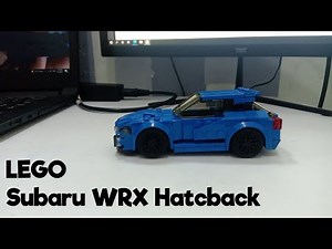 Lego Subaru WRX Hatchback With Instruction