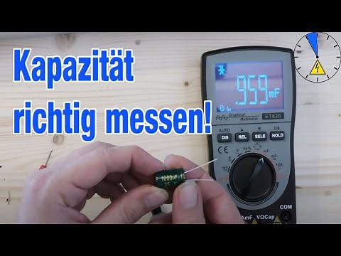 Kapazität richtig messen mit Multimeter Kondensator
