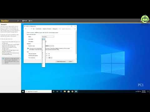 LAB 5.7.4 Implement Storage Spaces TEST OUT
