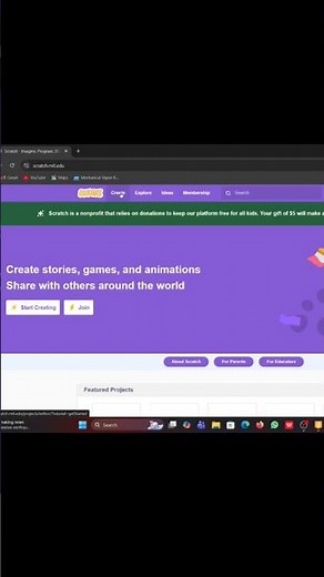 How to open scratch in computer #shorts #trending #scratch