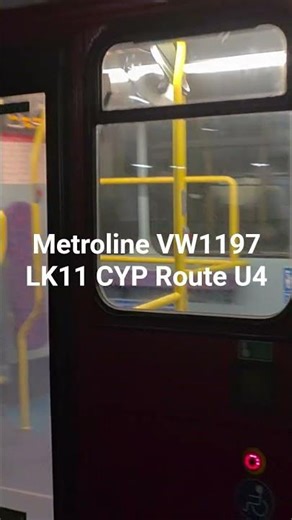 Metroline VW1197 LK11 CYP Route U4 #busspotting #busvlogs #fortheloveofbuses